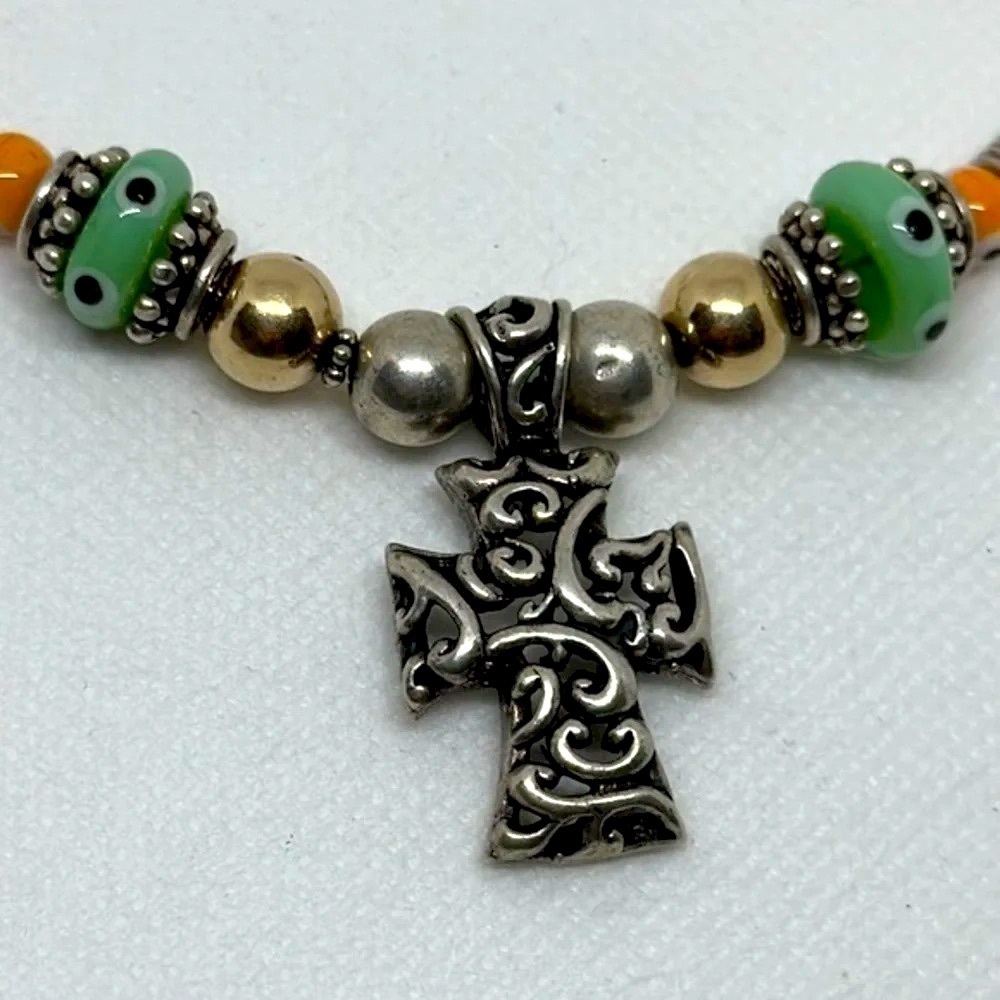 Exquisite Elegant 925‎ Murano Necklace